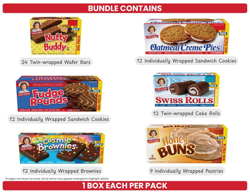 Pack Pack, 81 Little Debbie Big Variety Piece Assortment
