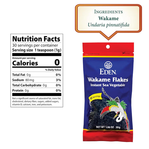 1.06 OZ EDEN FOODS Wakame Flakes