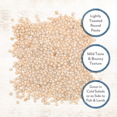5 Pack 1 Roland Foods Israeli Couscous Toasted Pasta, Specialty Imported Food, Pound Bag