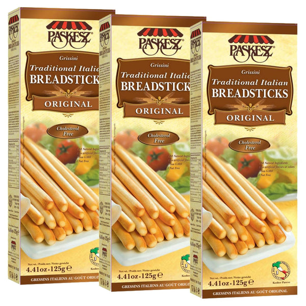 Grissini Breadsticks, Original - All Natural Traditional Italian Breadsticks, Non-GMO - 4.4