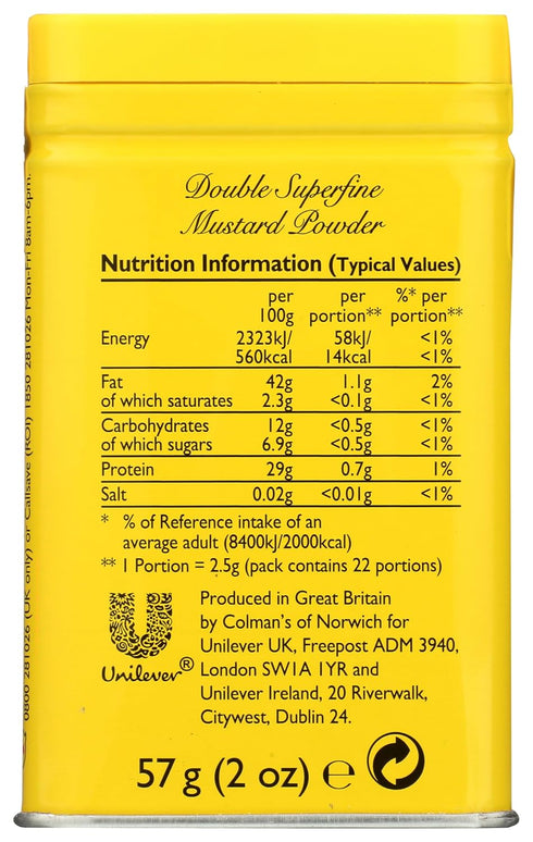 2 oz Colman's Dry Mustard