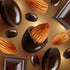 2 Pack Dark Chocolate Almonds - Pound Bulk - Whole Dry Roasted Dark Chocolate Covered Almonds - Candy for Office