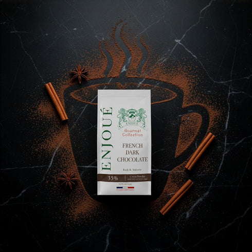 35% 16oz Enjoue Gourmet French Cocoa Dark Chocolate Powder