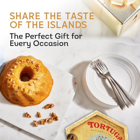 Pack 4 oz. 6 Pack TORTUGA Provenance Rum Cake Variety - - The Perfect Premium Gourmet Gift for Stocking Stuffers, Gift