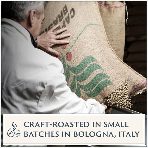 2.2lb Filicori Zecchini Italian Espresso Beans Medium Roast Arabica & Robusta Blend Italian Coffee Beans Low Acidity
