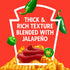 14 oz Heinz Tomato Ketchup Blended With Jalapeno, Squeeze Bottle