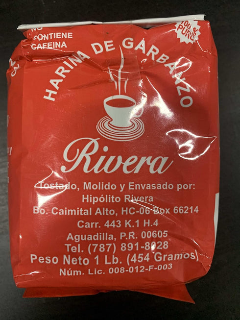 Rivera 1lb Harina de Garbanzo - Ground Chickpea Coffee - Bag