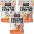 Lentil Telepathy Peri-Peri Chili Lemon Crunchy Whole Lentil Snack, OIL FREE, Never