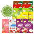 12 Pack Pack, 0.35 Oz ONETANG Freeze-Dried Mixed Fruit, Single-Serve Non GMO, Kosher, No Add Sugar, Gluten free, Vegan