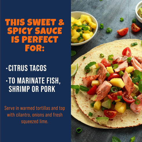8 Ortega Chipotle Pineapple Taco Sauce, Sweet and Spicy Sauce and Marinade, Ounce