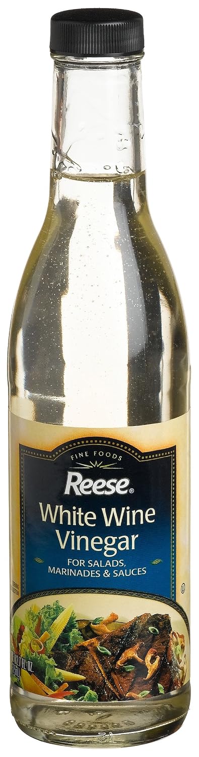 Reese's White Wine Vinegar, 13-Ounce Bottles (Pack of 6)