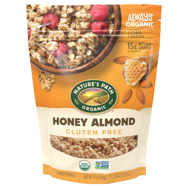 Nature's Path Organic Honey Almond Granola, 11 oz (Pack of 1), Gluten