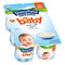 Stonyfield Organic YoBaby Whole Milk Baby Yogurt Cups with Probiotics, Plain, 4 Oz, 6