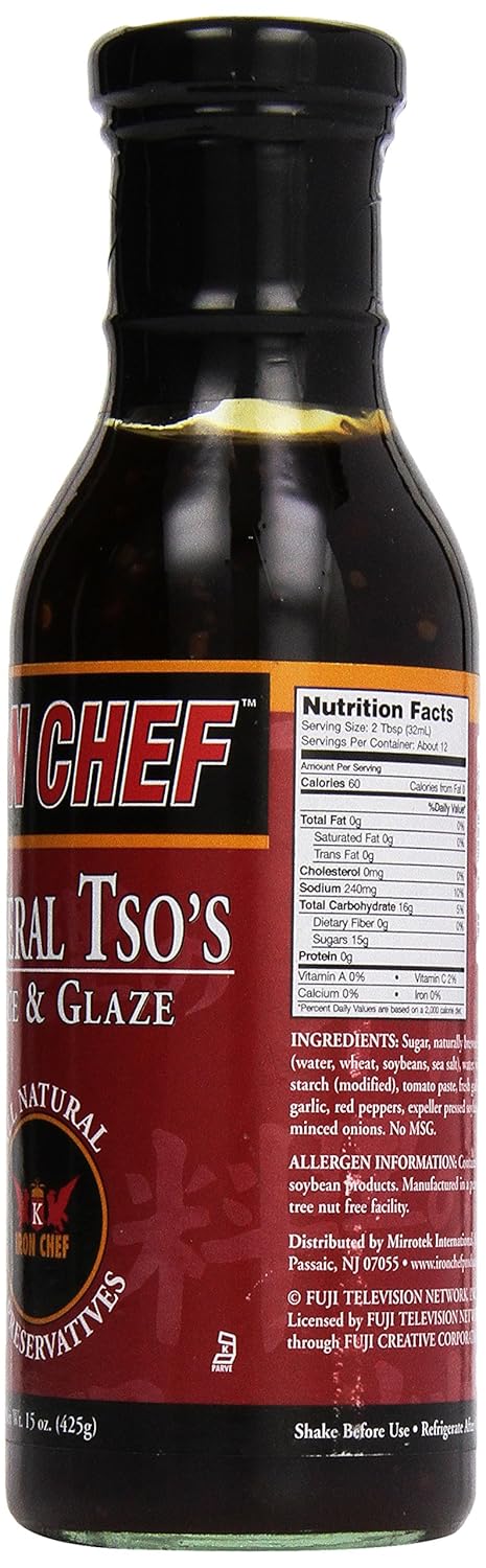 Iron Chef General Tso's Sauce, 15 oz
