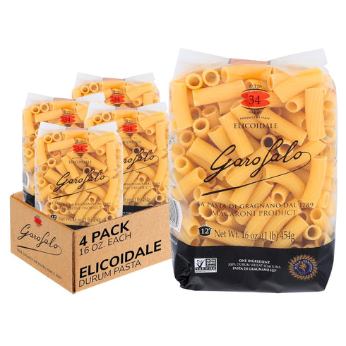 Garofalo - Premium Durum Wheat Semolina Elicoidale Pasta, Italian Made, Bronze-Drawn, Al-Dente,