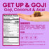 The Bomb Co. Blender Bomb, Get up & Goji, Superfood Smoothie Mix with Goji Berries, Hemp, Flax, Chia Seeds, Gluten