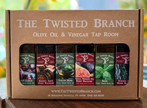 Twisted Branch "Taste of Italy" Extra Virgin Olive Oil & Balsamic Vinegar - Six