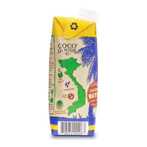 16.9 oz, 12 pack CocoGoods Co Single-Origin Natural Coconut Water with Fresh Pineapple Juice fl.