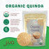 2 Jiva Organic White Whole Grain Quinoa Pound Vacuum Sealed Bag - Ready to cook, Grown in India