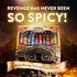 Pack 10 Set Aztecs Revenge Mexican Style Hot Sauce Variety - Hot Sauce Bottles Gift