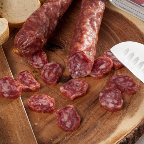 Carmen & Lola Eat Espaa! Fuet (Catalonian Brand Sausage)