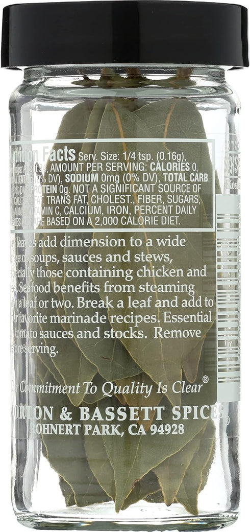 Morton & Bassett Turkish Bay Leaves 0.1 Ounce