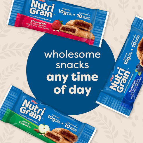 Pack (4 32 Nutri-Grain Soft Baked Breakfast Bars, Kids Snacks, Whole Grain, Variety Boxes, Bars)