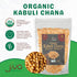 2 LB Jiva Organics Raw Chickpeas (Whole Garbanzo Beans) Bag - Gluten Free, Non GMO, Vegan
