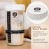 24 oz ABIOTO Sourdough Starter Kit, Includes Sourdough Starter Jar with Metallic Lid, Silicone Spatula, Feeding
