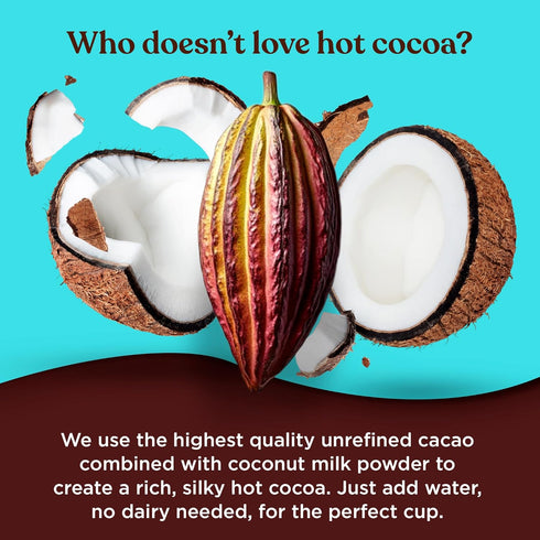 15 Four Sigmatic Calm Mushroom Cocoa Mix | Organic Dark Hot Cocoa Mix with Reishi Mushroom | Vegan, Dairy Free |