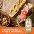 12 Oz, Pack 2 Koops' Organic Spicy Brown Mustard Bold and Brown Mustard Sauce, Gluten-Free, Kosher, USDA Certified