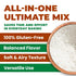 LA GRANDE RUOTA 17.64 oz (Pack 1), Gluten Free Mix For Bread and Pizza of Suitable For Celiac And Gluten-Intolerant