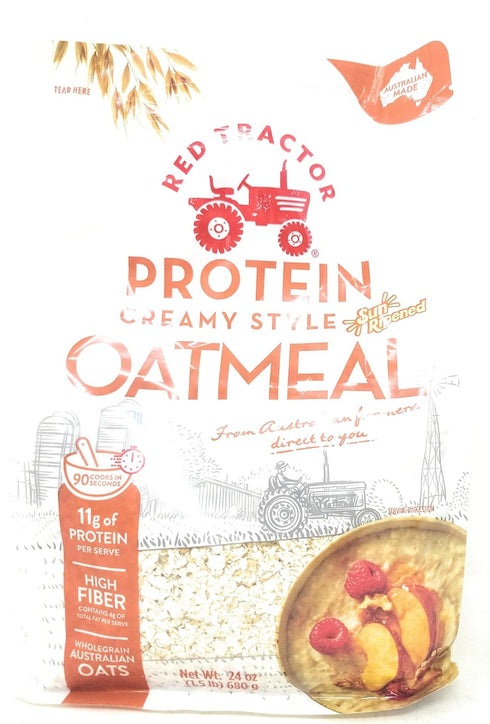 Generic Red Tractor Protein Creamy Style Oatmeal, High Fiber, 11g Protein, 24 oz