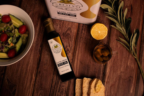 3L PURESENSE Extra Virgin Olive Oil,Low Acidity Polyphenol Rich Olive Oil for Cooking, Unblended Cold Pressed Turkish