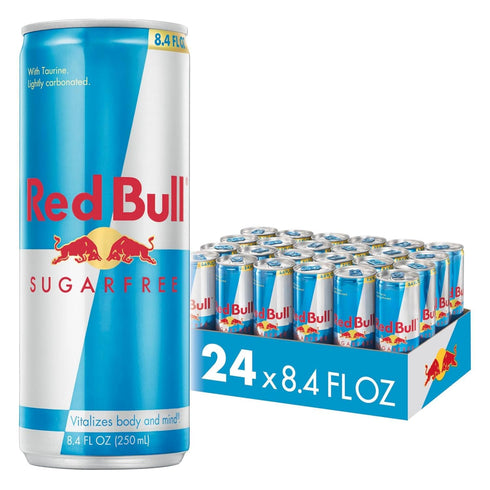 Red Bull Sugar Free Energy Drink with 80mg Caffeine plus Taurine &