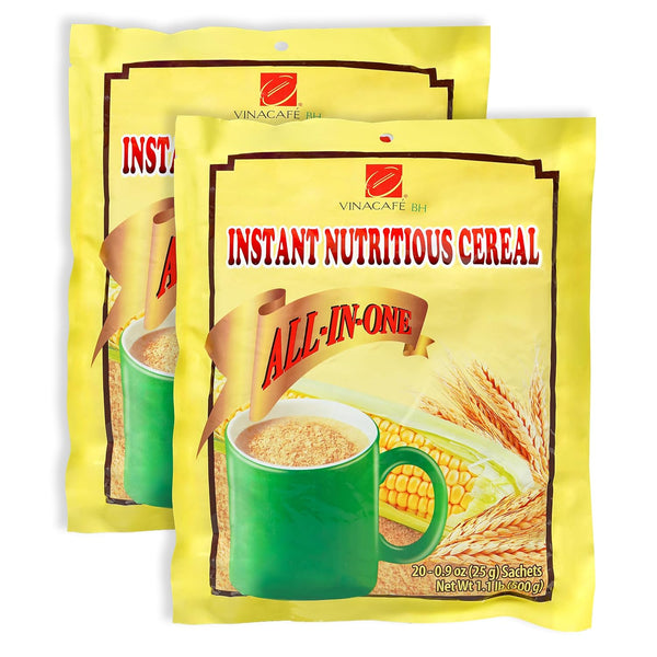 Vinacafe Instant Cereal Mix 40 Sachets (2 Bags of 20x14.11 Ounce Sachet)