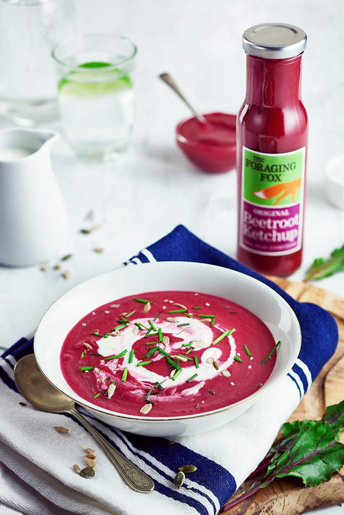 9 The Foraging Fox Beetroot Ketchup, Original, Ounce
