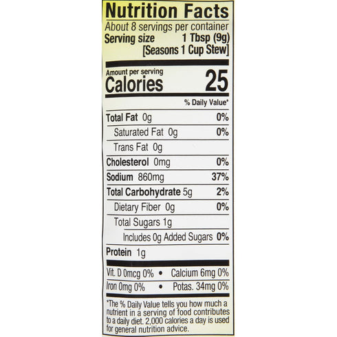 2.5 Oz, 30 Oz (Pack 12) Orrington Farms Slow Cookers Seasoning Mix, Tender Pot Roast