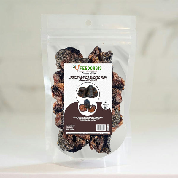 Feedoasis Organic Marketsquare African Banda smoked Dried non-additive Mangala Cat fish 500g18oz