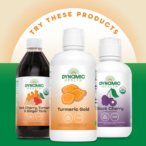 100% (16oz) Dynamic Health Organic Tart Cherry Juice, Unsweetened Juice Concentrate, Antioxidants Supplement, No