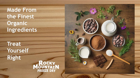 (1 OZ, Freeze Dried Ice Cream Chocolate Ice Cream That Doesnt Melt Rich Creamy Crunchy Treat Rocky Mountain Freeze Dry