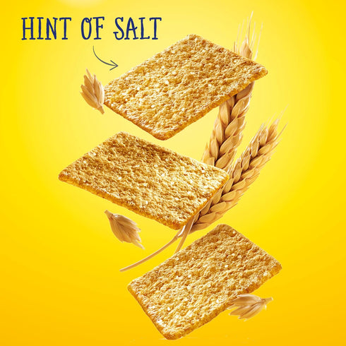 6 8.5 oz Wheat Thins Hint of Salt Low Sodium Snacks, Whole Grain Wheat Crackers, Bulk Snack Crackers, - Boxes