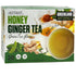 Generic 20 12.70 oz Ginger Green Tea Honey Flavor Instant Sachets - Natural Clean Fresh Nutty Taste - Gluten Free Total