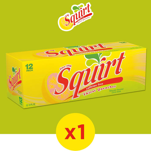 Squirt 12 Oz 12 Pack Soda, Grapefruit, Fl Cans