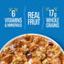 19.7 oz Kellogg's Raisin Bran Crunch Breakfast Cereal, Good Source of Fiber, Large Size