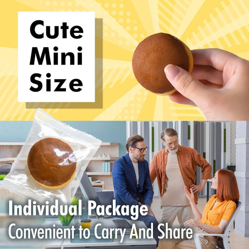 184g/6.49oz YAMASAN KYOTO UJI Dorayaki Japanese Red Bean Pancake, Traditional Japanese Wagashi Sweets, Cute Mini Size