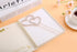 LOVENJOY Gift-Boxed Double Hearts Cake Topper, Rose Gold with Crystal Rhinestones