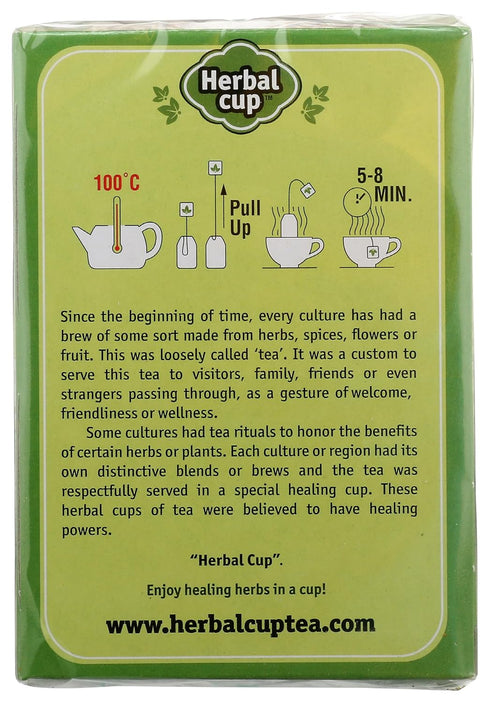 (16 Count, Pack 1) Herbal Cup Ayurveda Moringa Tea, Organic Turmeric, No Caffeine Herbal Teas