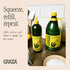100% 2L (67.6 Oz) Graza Frizzle High Heat Cooking Oil - Cooking Oil with a High Smoke Point & Neutral Flavor in a