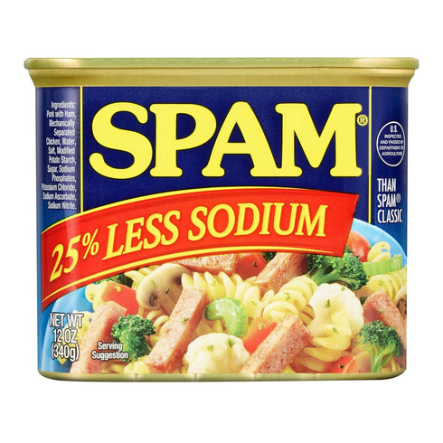 Spam 25% Less Sodium (pack of 12)